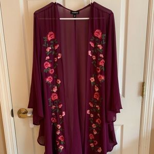 Gently Used Torrid Sheer Kimono Top